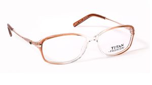 Image 2 of Brown Navigator Eyeglasses for Women from Titan Available at Titan Eye+