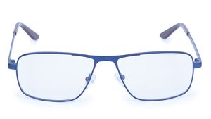 Image 2 of Blue Navigator Rimmed Eyeglasses (T2350A1A1|56) from Titan Available at Titan Eye+