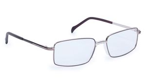 Image 2 of Gold Rectangle Rimmed Eyeglasses (T2356A1A1|54) from Titan Available at Titan Eye+