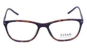 Image 2 of Brown Wayfarer Eyeglasses for Men and Women from Titan Available at Titan Eye+