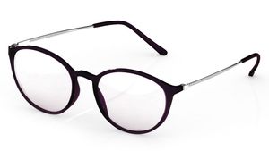 Image 2 of Purple Round Rimmed Eyeglasses (T2388A1A1|48) from Titan Available at Titan Eye+