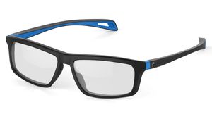 Image 2 of Black Rectangle Rimmed Eyeglasses (T2394C1A1|55) from Titan Available at Titan Eye+