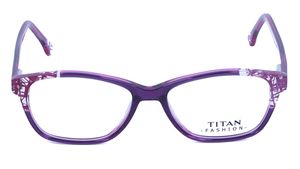 Image 2 of Purple CatEye Eyeglasses for Women from Titan Available at Titan Eye+