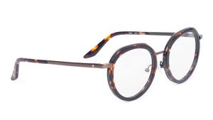 Image 2 of Brown Round Eyeglasses for Women from Titan Available at Titan Eye+