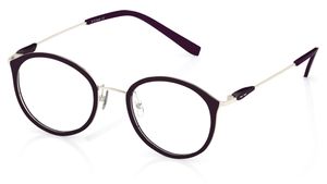 Image 2 of Purple Round Eyeglasses for Women from Titan Available at Titan Eye+