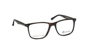 Image 2 of [IndiFit] Brown Square Rimmed Eyeglasses (TC1015MFP2S|50) from Titan Available at Titan Eye+