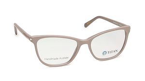 Image 2 of Nude Cateye Rimmed Eyeglasses  (TC1044WFP4LNUV|53) from Titan Available at Titan Eye+