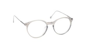 Image 2 of Grey Round Eyeglasses for Men and Women from Titan Available at Titan Eye+