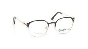 Image 2 of Black Rimmed Unisex Eyeglasses (TC1095UFM2MBLV|50) from Titan Available at Titan Eye+