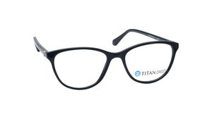 Image 2 of Blue CatEye Rimmed Eyeglasses for Women from Titan Available at Titan Eye+