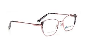 Image 2 of Pink CatEye Eyeglasses for Women from Titan Available at Titan Eye+