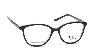 Image 2 of Maroon CatEye Eyeglasses for Women from Titan Available at Titan Eye+