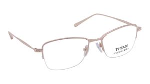 Image 2 of Rose Gold CatEye Eyeglasses for Women from Titan Available at Titan Eye+