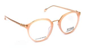 Image 2 of Pink Round Eyeglasses for Women from Titan Available at Titan Eye+