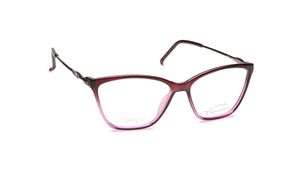 Image 2 of Purple Cateye Rimmed Eyeglasses  (TF1117WFC3|51) from Titan Available at Titan Eye+