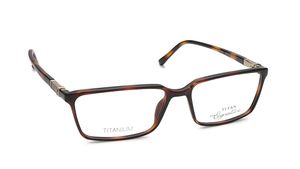 Image 2 of Brown Rectangle Eyeglasses for Men from Titan Available at Titan Eye+