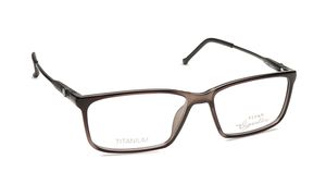Image 2 of Black Rectangle Rimmed Eyeglasses (TF1153MFC1|54) from Titan Available at Titan Eye+