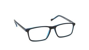 Image 2 of Black and Blue Rectangle Men Computer Glasses (TI1008MFP1PL030V|53) from Titan Available at Titan Eye+