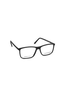 Image 2 of Black Wayfarer Rimmed Eyeglasses  from Titan Available at Titan Eye+
