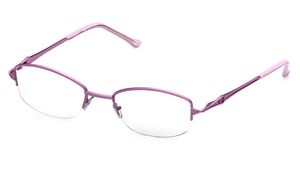 Image 2 of Pink Navigator Semi-Rimmed Eyeglasses (TR1094A1A1|50) from Titan Available at Titan Eye+