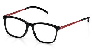 Image 2 of Black Wayfarer Rimmed Eyeglasses  (TR1210A1A1|50) from Titan Available at Titan Eye+