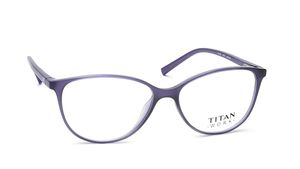 Image 2 of Purple CatEye Eyeglasses for Women from Titan Available at Titan Eye+