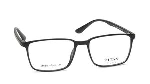 Image 2 of Black Wayfarer Eyeglasses for Men and Women from Titan Available at Titan Eye+