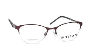 Image 2 of Purple CatEye Eyeglasses for Women from Titan Available at Titan Eye+