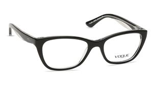Image 2 of Black Square Rimmed Eyeglasses (VO2961W82751|52) from Vogue Eyewear Available at Titan Eye+