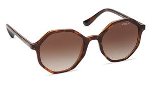 Image 2 of Brown Round Women Sunglasses (VO5222S23861352|53) from Vogue Eyewear Available at Titan Eye+