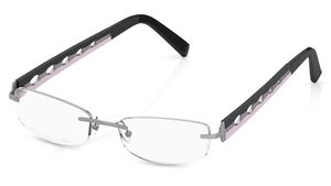 Image 2 of Silver Rectangle Eyeglasses for Men and Women from Titan Available at Titan Eye+