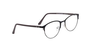 Image 2 of Black and Brown CatEye Semi-Rimmed Eyeglasses for Women from Titan Available at Titan Eye+