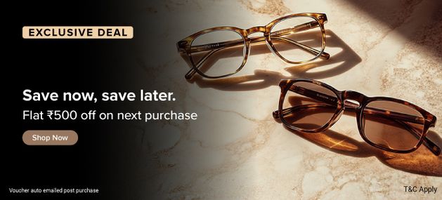 Boy wearing computer glasses, originally ₹1450, now ₹600. Use Code CG60