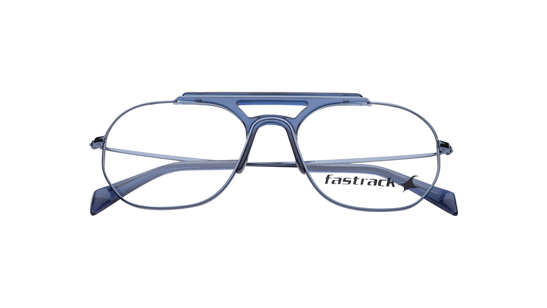 Blue Square Eyeglasses for Men available online at Fastrack Eyewear