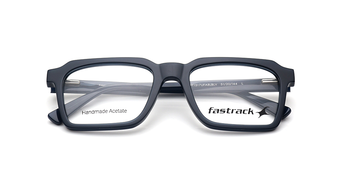 Rectangle Rim Glasses Blue Rectangle Eyeglasses for Men and Women available online at ...