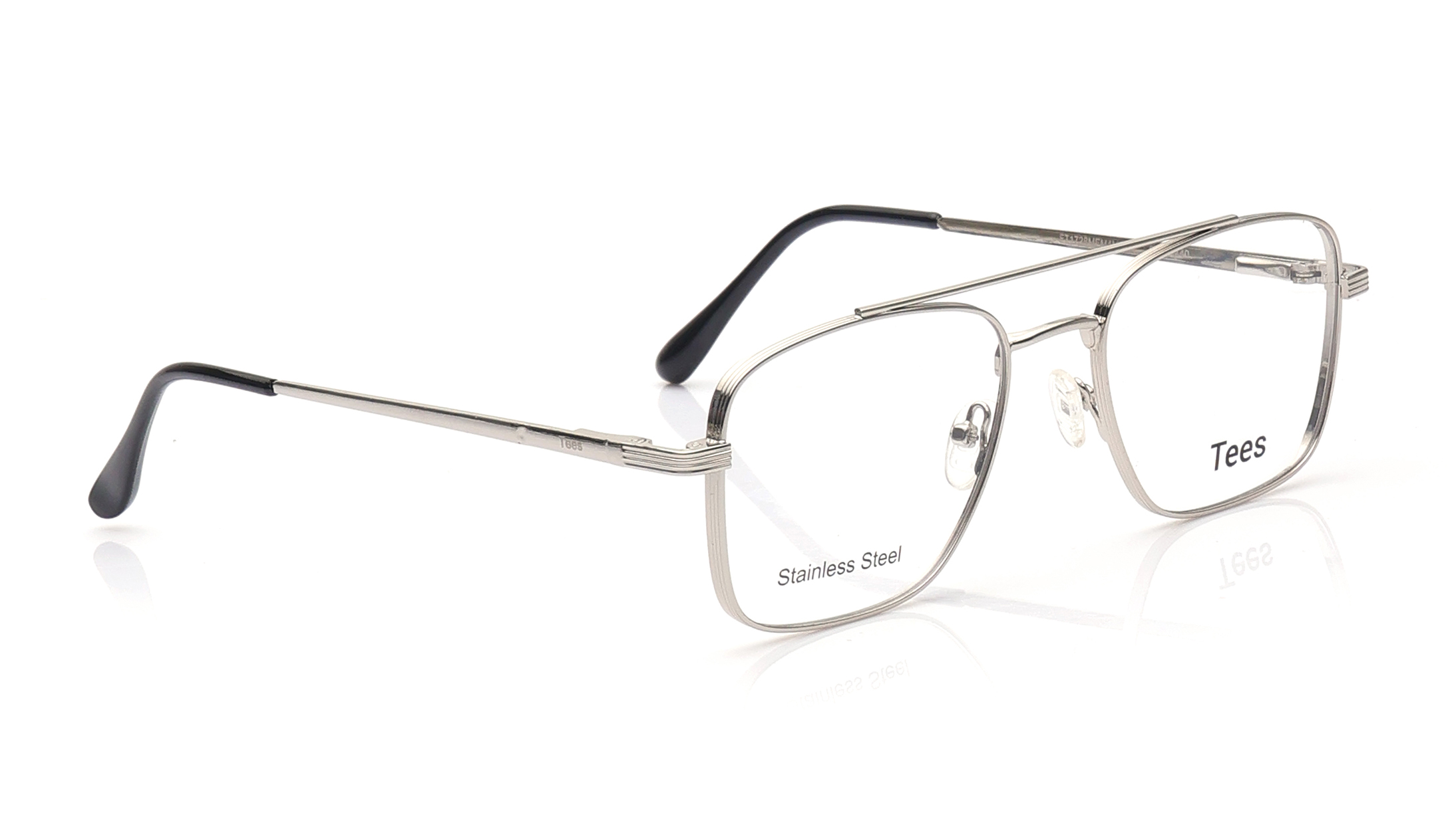 アクセサリー have a good time FRAME TOP SILVER Genuine TOYOTA License Plate Frame Set x2 Metallic Silver