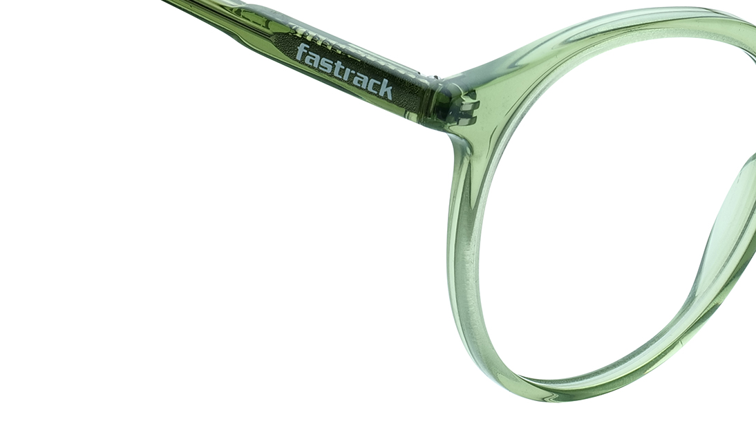 Green Round Eyeglasses for Kids available online at Fastrack Eyewear