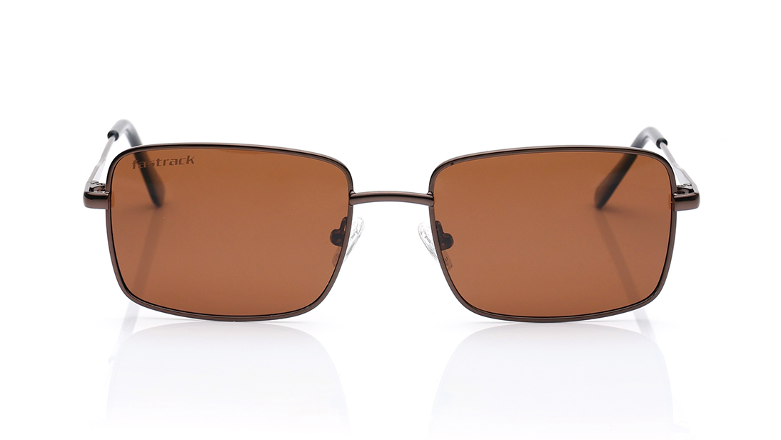 Brown Square Sunglasses for Men available online at Fastrack Eyewear