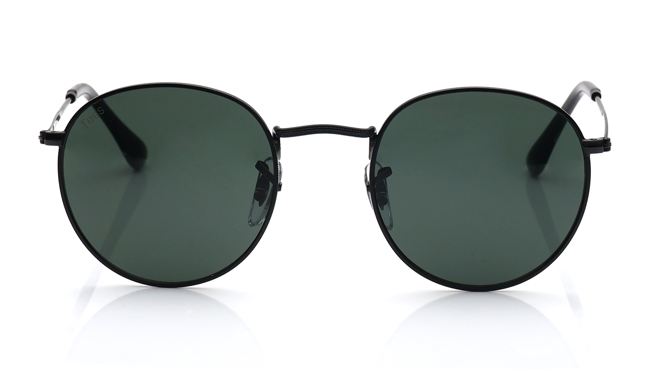 Black lens sunglasses fashion mens