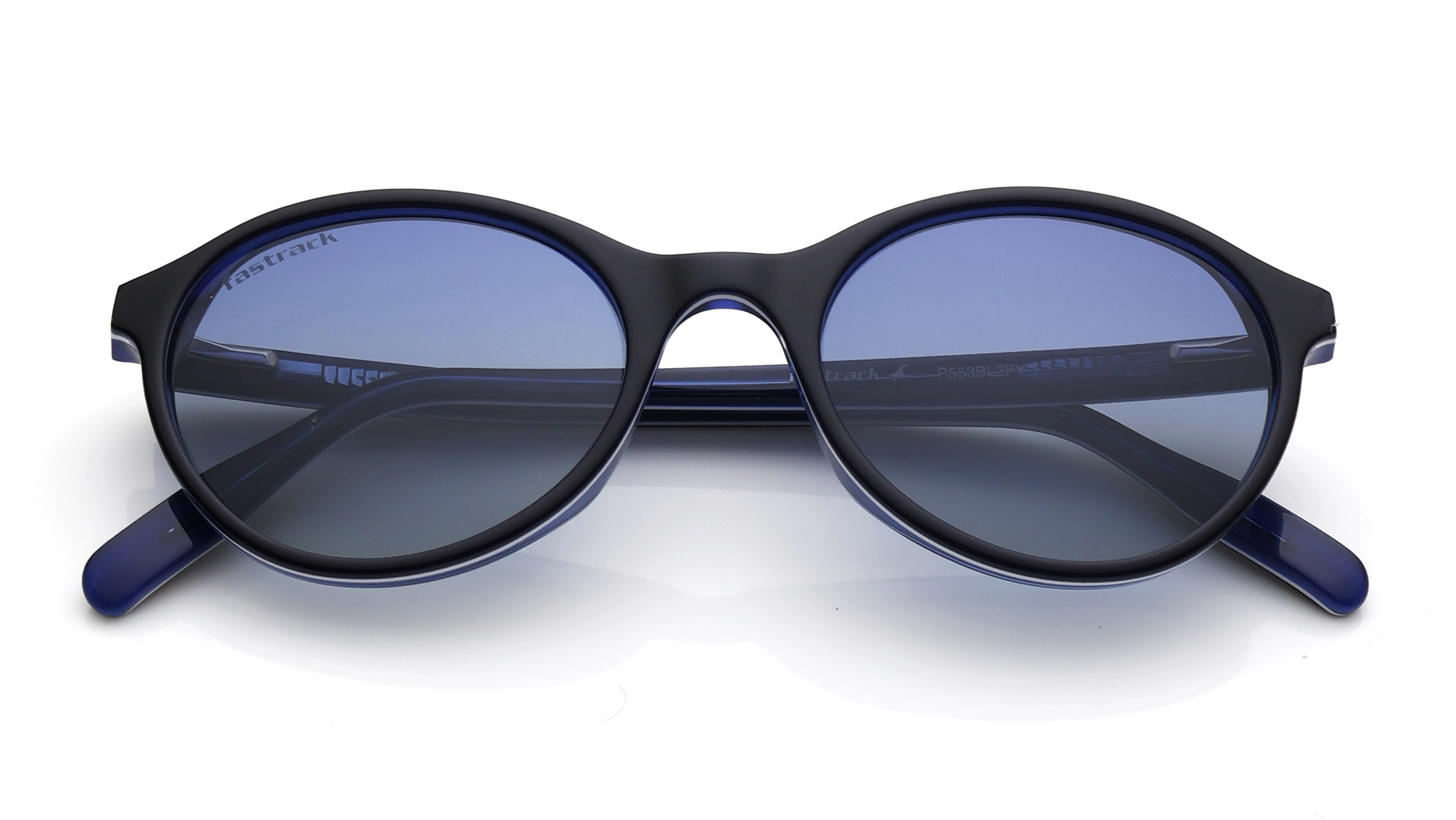 Blue Round Sunglasses for Men and Women available online at