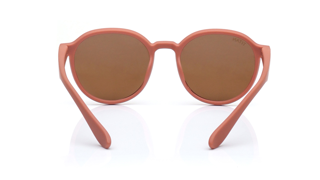 Brown Round Polarized Sunglasses for Kids available online at Fastrack ...
