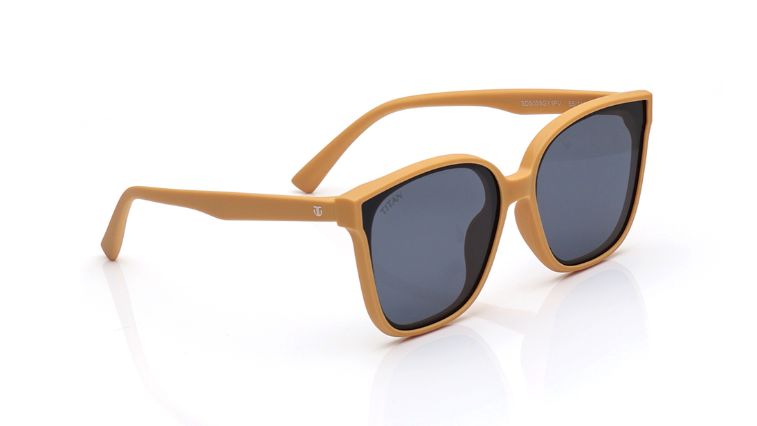 Grey Square Sunglasses for Kids available online at Fastrack Eyewear