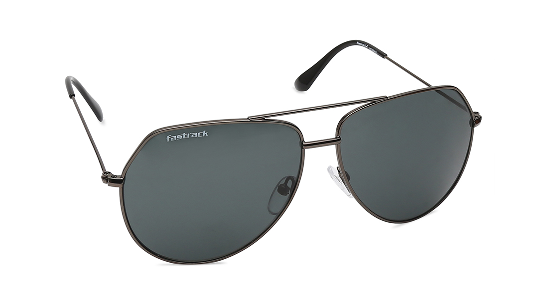 Black Aviator Sunglasses for Men available online at Fastrack Eyewear