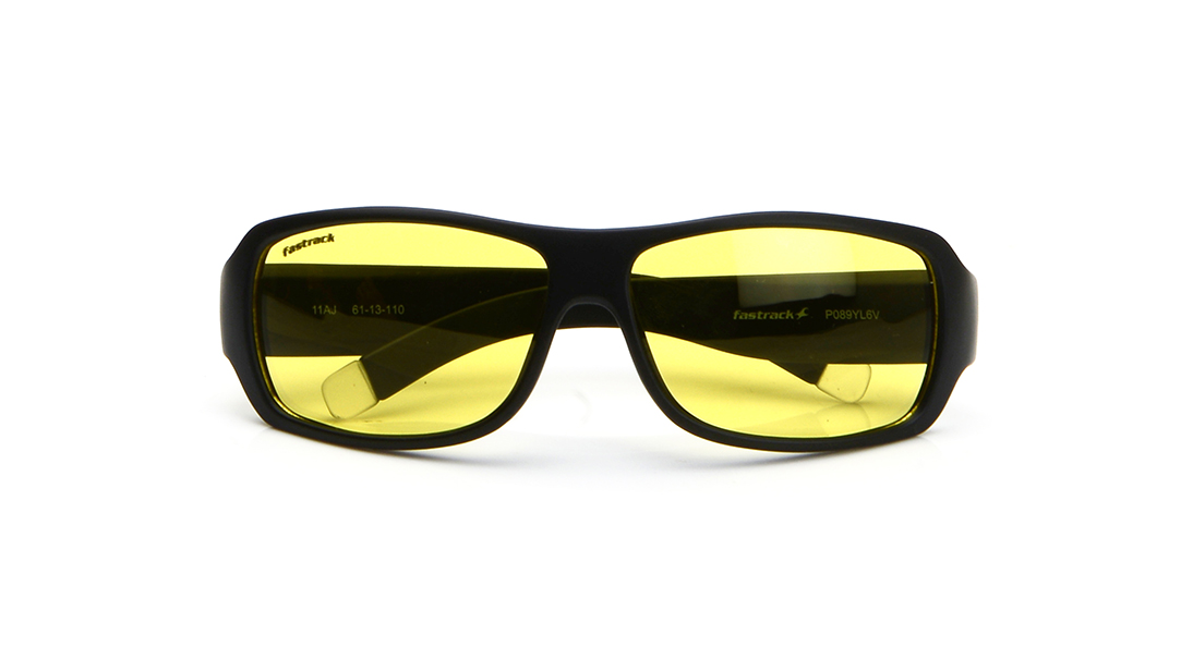 Uv Protected Fastrack Night Vision Goggles Yellow Sporty Polarized