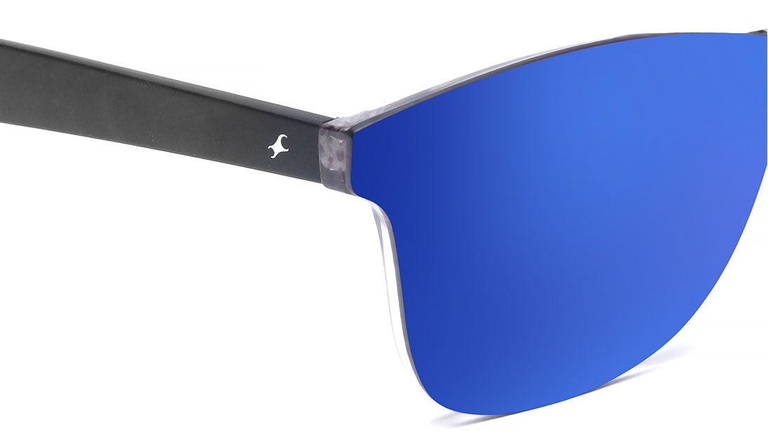 Sunglasses Frames Square Black Reflective Sunglasses Grey Square