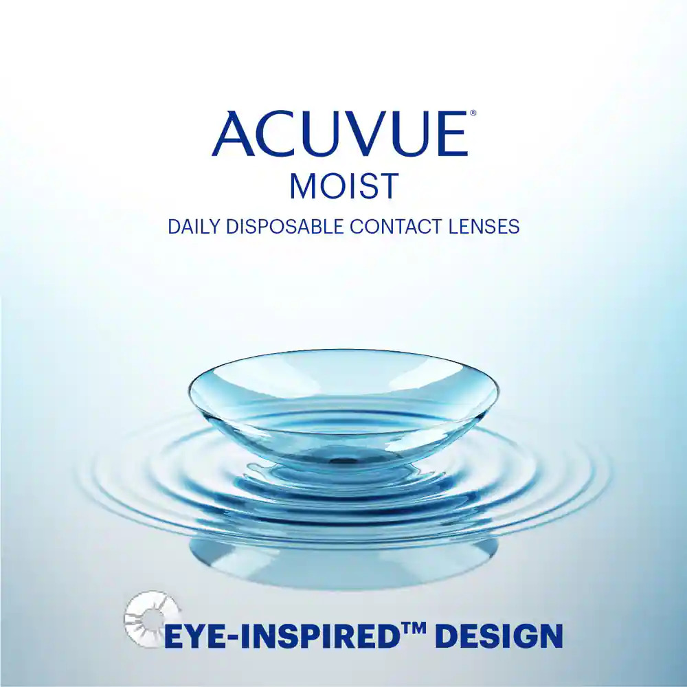 Image 4 of Daily Disposable Acuvue Moist By Johnson And Johnson - 10 Lens per Box from Johnson And Johnson Available at Titan Eye+