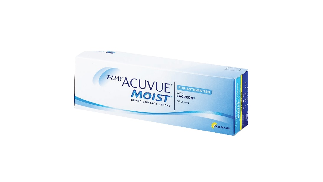 Image 1 of Daily Disposable Acuvue Moist By Johnson And Johnson - 30 lens per Box from Johnson And Johnson Available at Titan Eye+