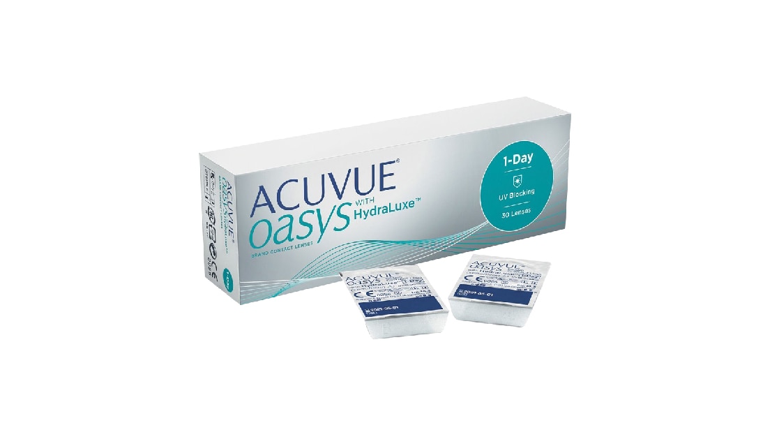 Image 1 of Daily Disposable Oasys Hydraluxe By Johnson and Johnson - 30 lens per Box from Johnson And Johnson Available at Titan Eye+