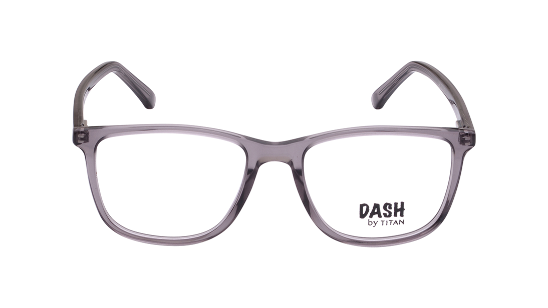 Image 1 of Grey Wayfarer Eyeglasses for Kids from Dash Available at Titan Eye+