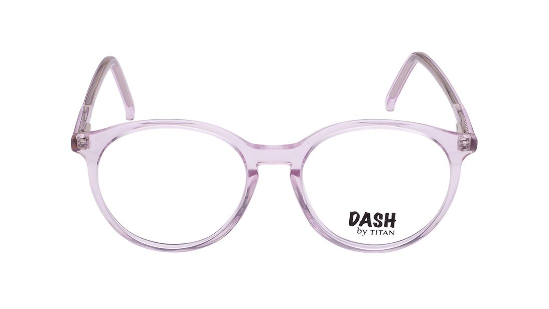 Image 1 of Pink Round Eyeglasses for Kids from Dash Available at Titan Eye+